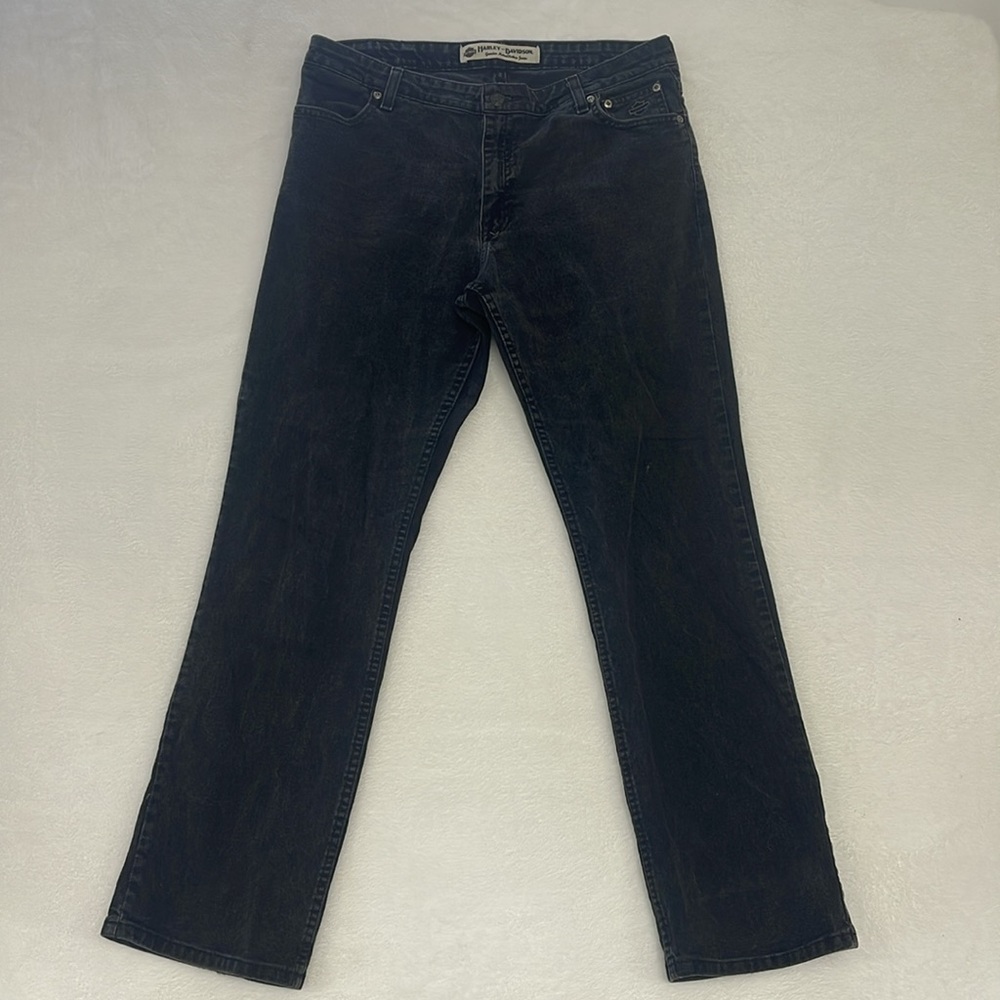Harley Davidson Black Bootcut Jeans‎ Womens 14